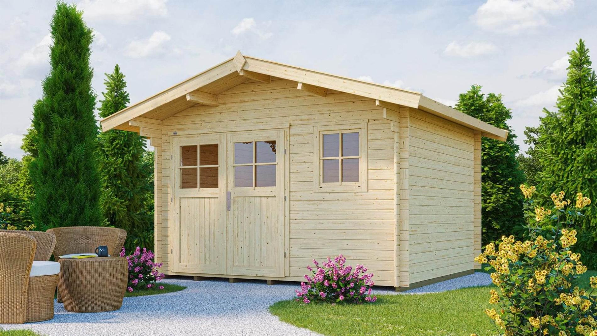 Szerszámtároló faház Weka 109 Faház szerszámtároló Weka 109