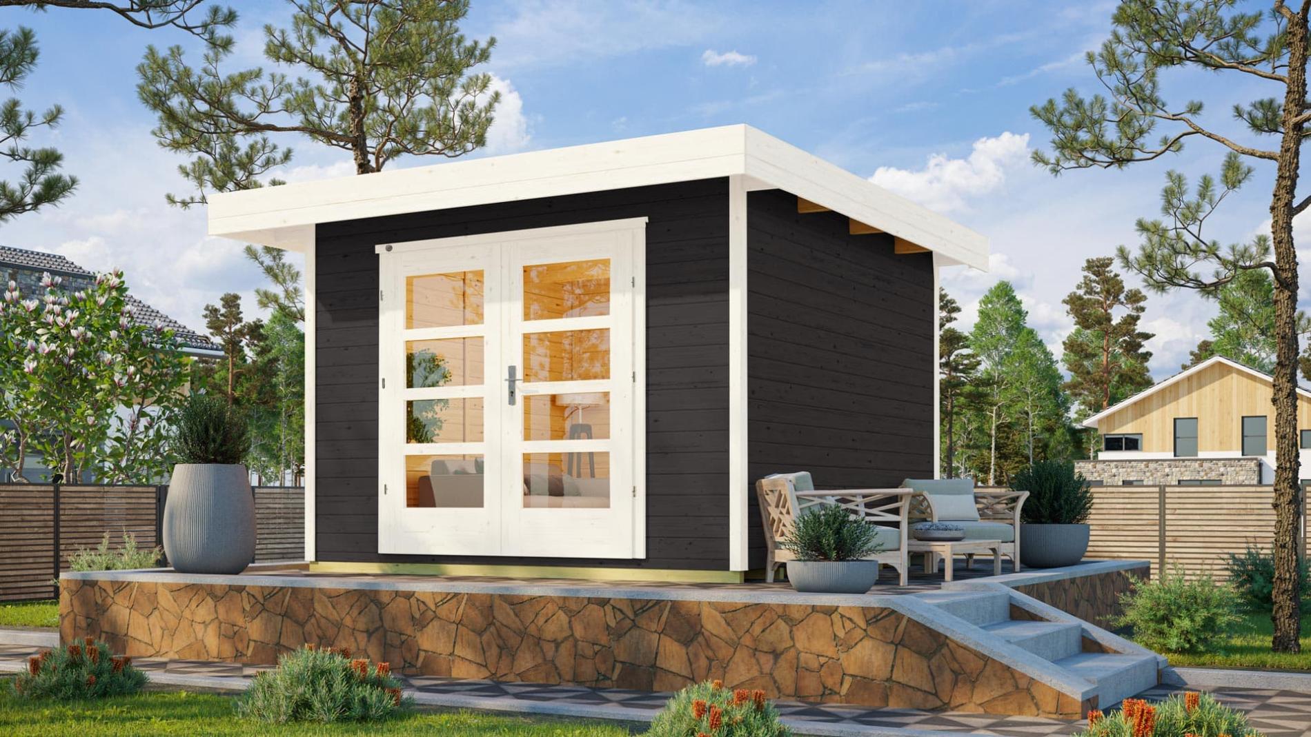 Faház-lapostetős-Weka-126.3030.46010 Faház-lapostetős-Weka-126.3030.46010