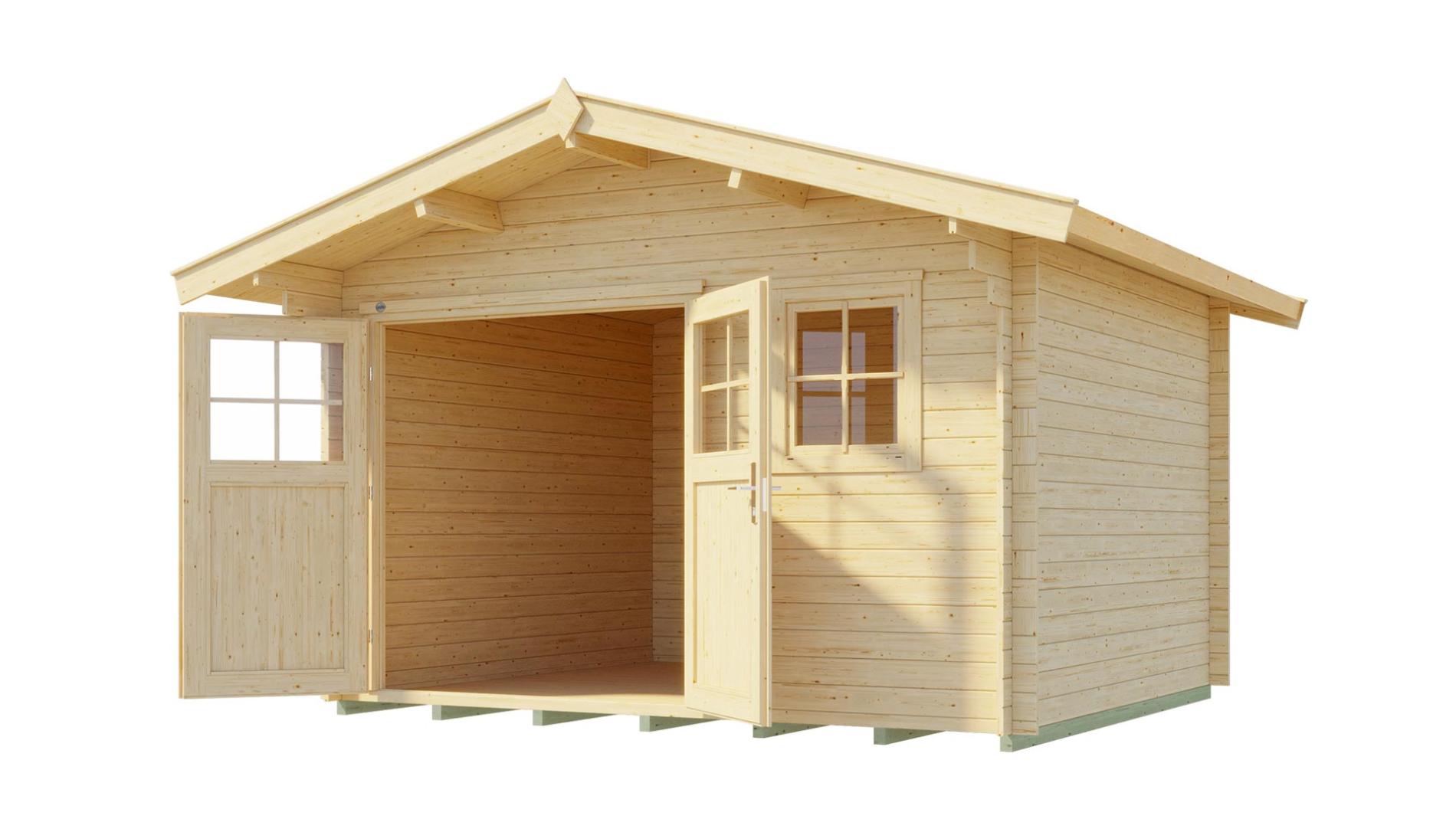 Szerszámtároló faház Weka 109 Faház Weka 109-es szerszámtároló