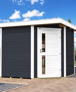 Faház lapostetős szerszámtároló Weka229 antracit