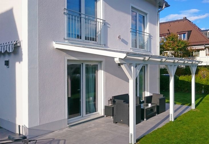 Kész terasztető Weka 672. Terasztető építés Weka 672