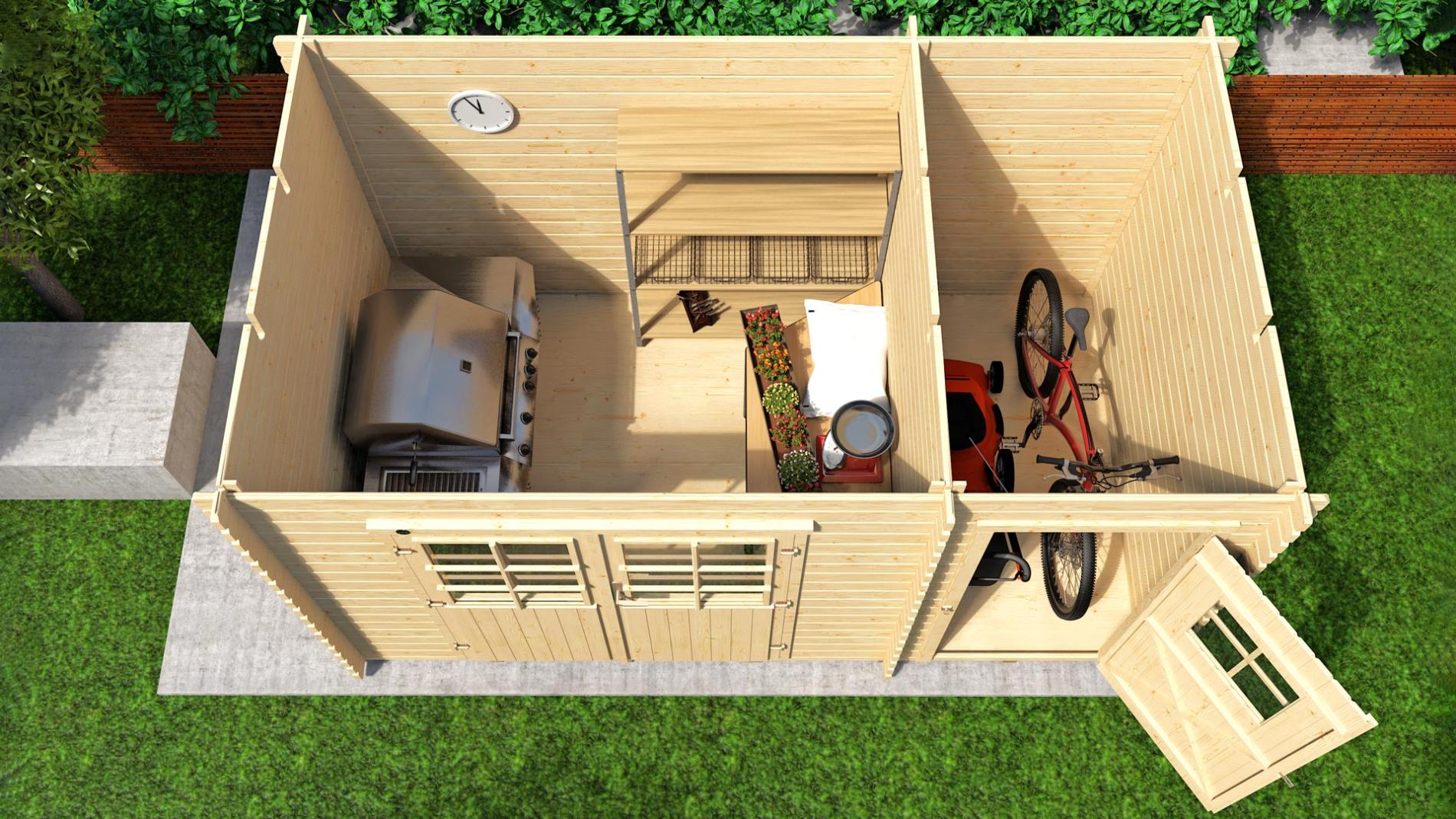 Weka faház 254372540000 Szerszámtároló faház Weka 254