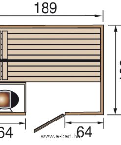Weka szauna Oslo II.
