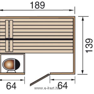 Weka szauna Oslo II.