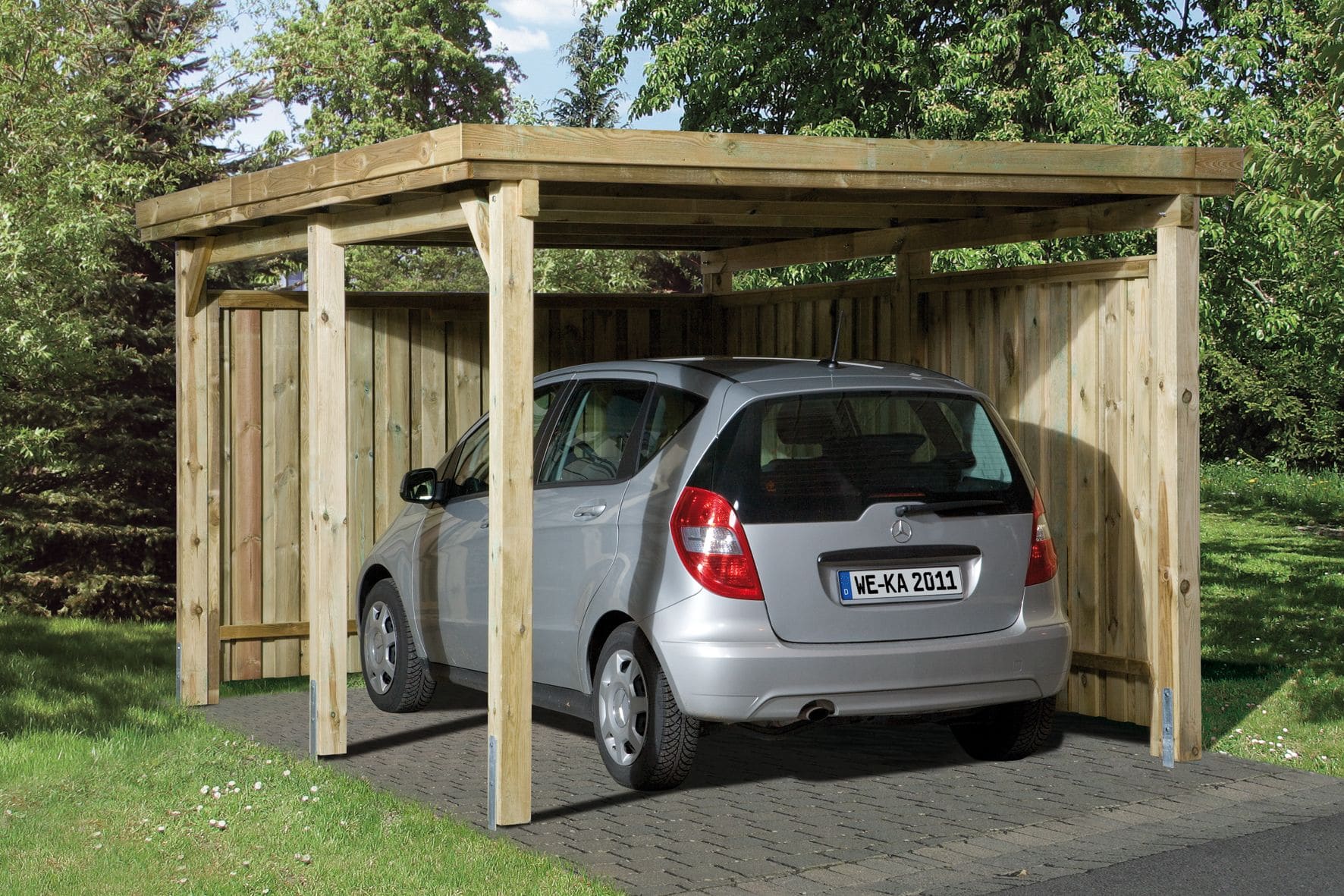 Garázs hátfal impregnált 270x180cm/20mm - Image 3