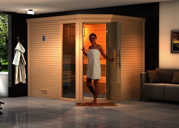 Finn szauna Weka Cubilis szauna építés Cubilis prémium finn szauna