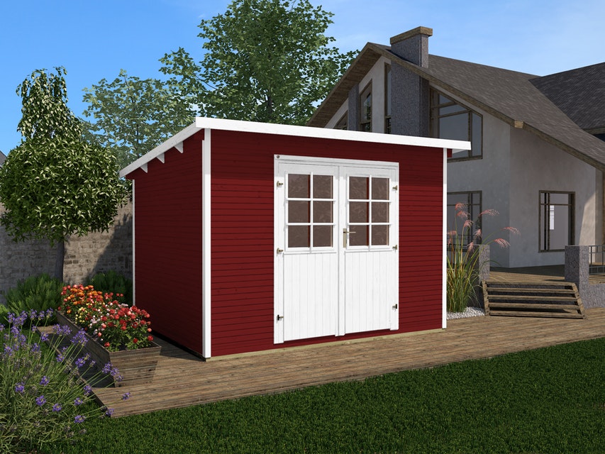 Faház svédvörös Weka 218 szerszámtároló