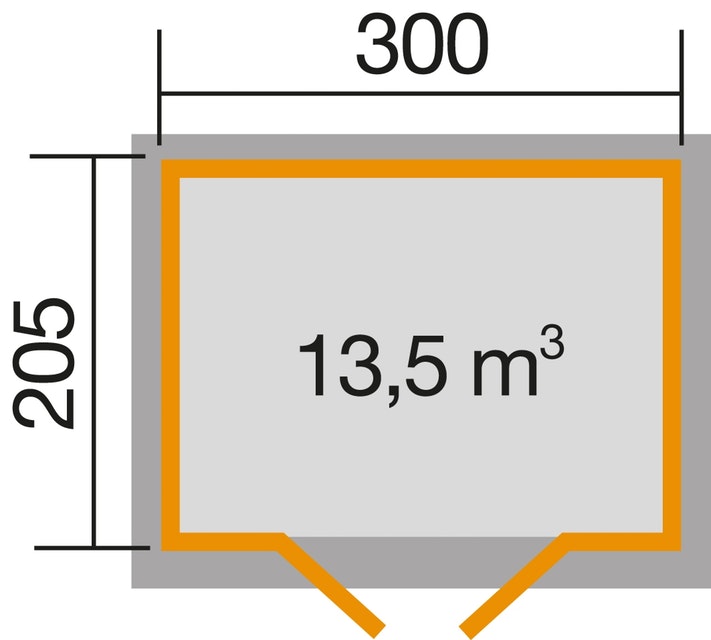 Faház alapozási mérete Weka 122