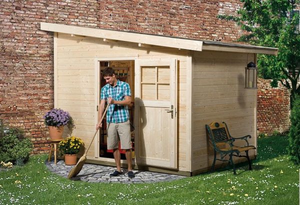 Féltető faház Weka 260 típus Szerszámtároló Weka faház 260