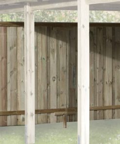 Garázs hátfal elem Weka garázsokhoz