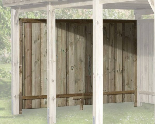 Weka carport hátfal elem Garázs hátfal elem Weka garázsokhoz