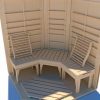 Weka infra szauna belső berendezése Weka infra szauna belső berendezése