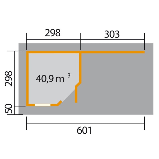 Weka faház terasszal 213Fides 2méret 4szín - Image 10