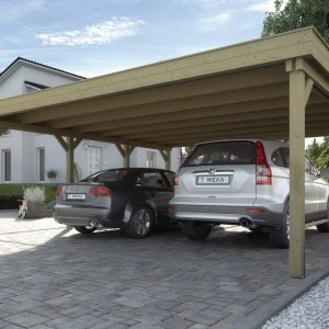 Nyitott garázs Weka 609.6060 garázstető