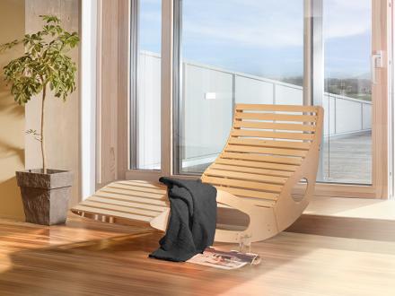 Weka balance szauna pihenőágy törrölközővel Szauna pihenőágy