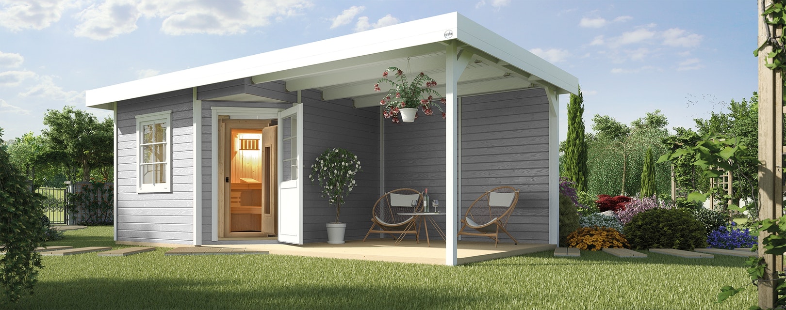 Szaunaház Weka 213-as finn szauna