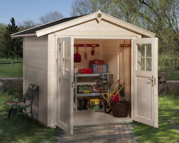 Weka szerszámtároló faház 224-es típus Szerszámtároló Weka faház 224