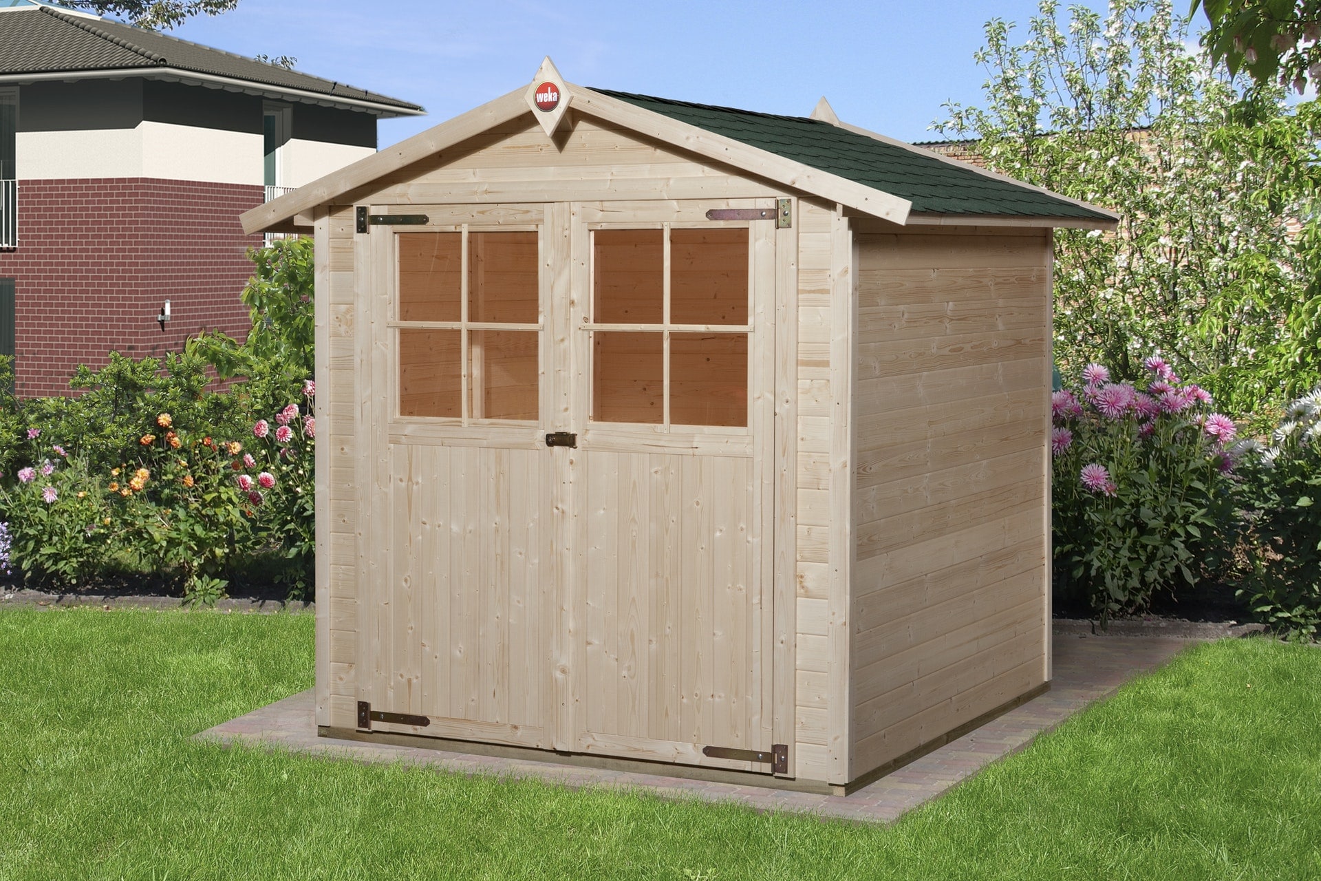 Szerszámtároló faház kezeletlen Weka 316