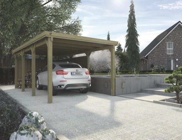 Garázstető Weka nyitott garázs 617.3260. Nyitott garázs Weka 617.3260