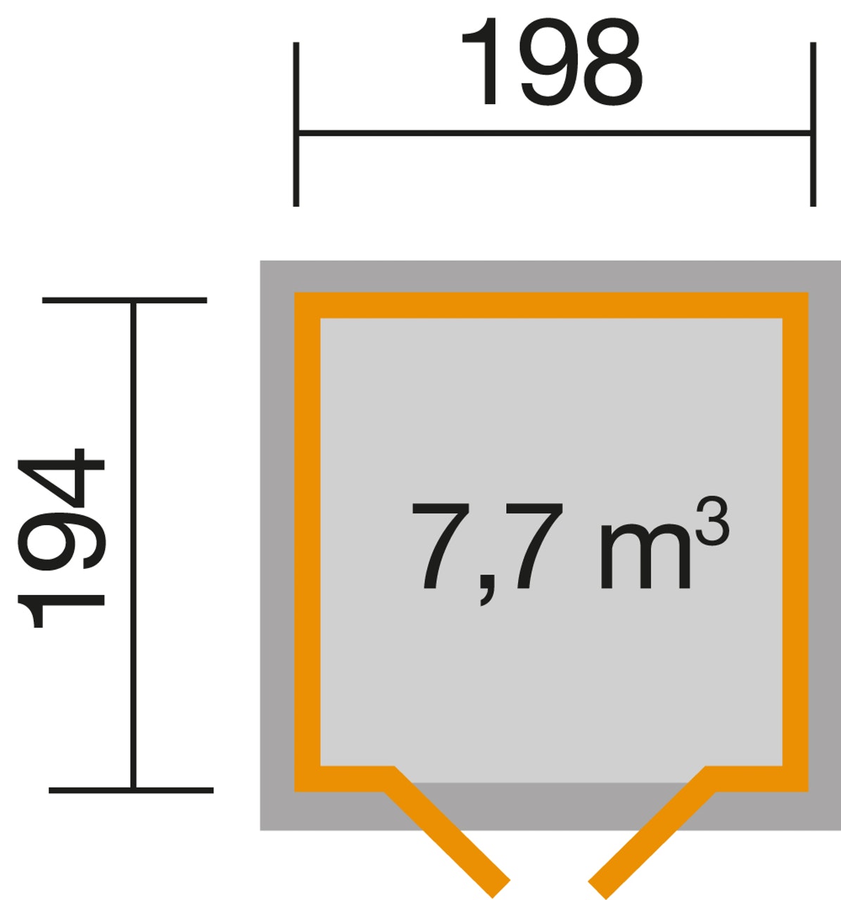 Faház alaprajz 321.2020.20050