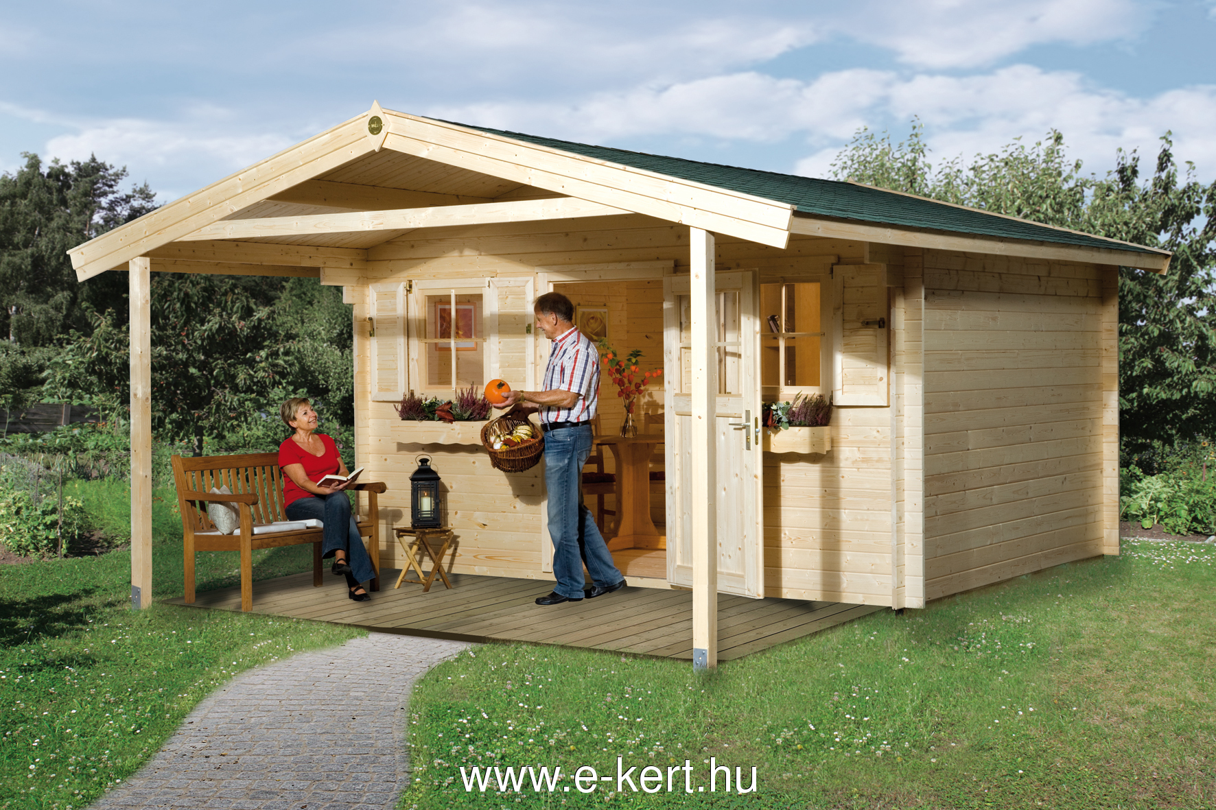 Kerti tároló faház 110-es típus