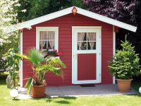 Szerszámtároló Weka faház svédvörös