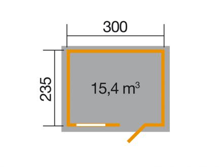 Weka szerszámtároló faház alapozási rajza 123