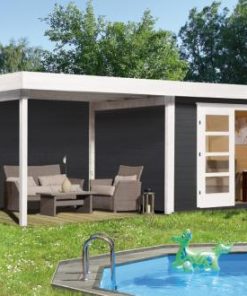 Faház szürke fehér színre festve