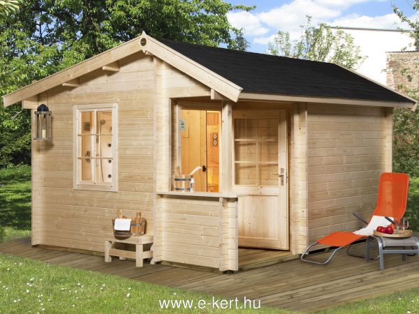 Finn szaunaház építés 134-es Pokka típus Szaunaház Weka Pokka típus