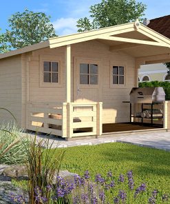 Faház 135 terasszal opcionális korlátokkal együtt