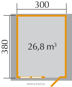 Weka faház alaprajz 139.3038