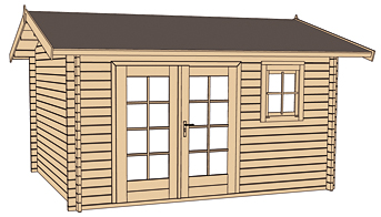 Weka faház gerendaház152 - Image 4