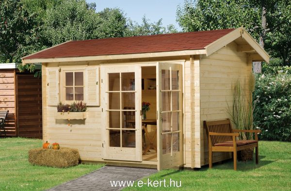 Kerti tároló 152-es faház Faház hétvégi ház Weka 152