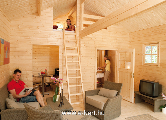 Hétvégi faház Weka703 gerendaház 3 méretben 70 mm - Image 4