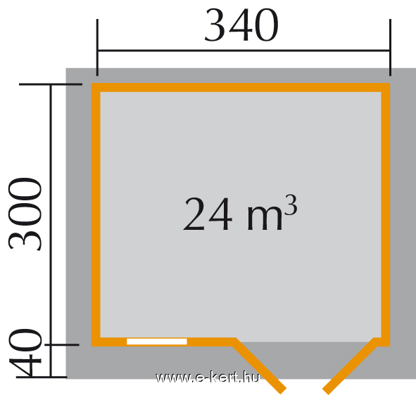 Szerszámtároló faház alapozási mérete
