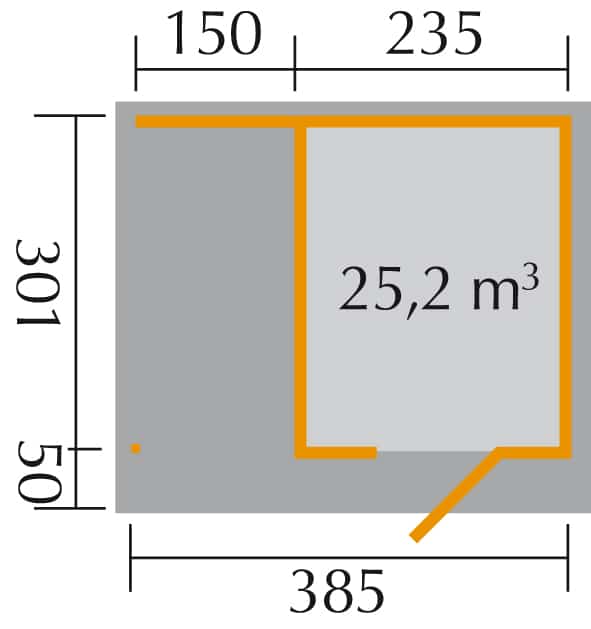 Faház fatárolóval Wekaline172 - Image 8