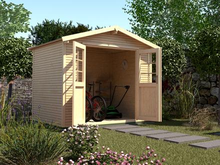 Weka Line faház 218-as típus padlóval együtt Faház Weka 218 többféle mérteben