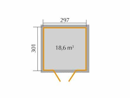 szerszámtároló faház 226