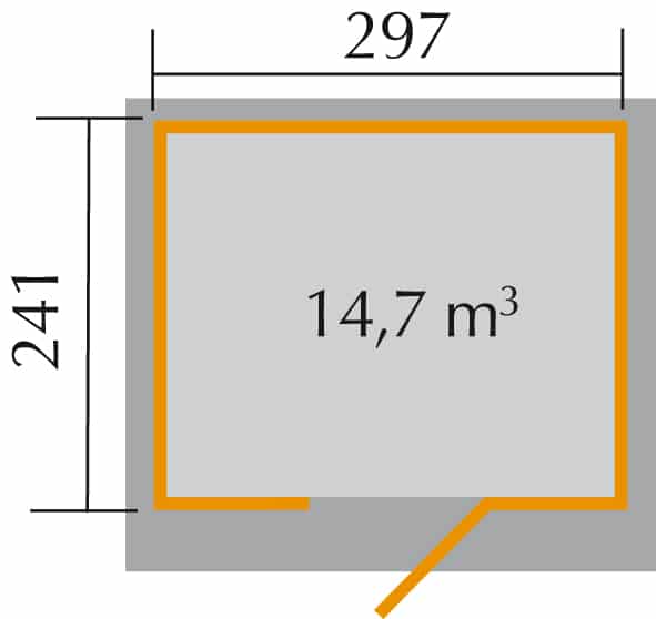 Szerszámtároló faház Vinea227 - Image 12