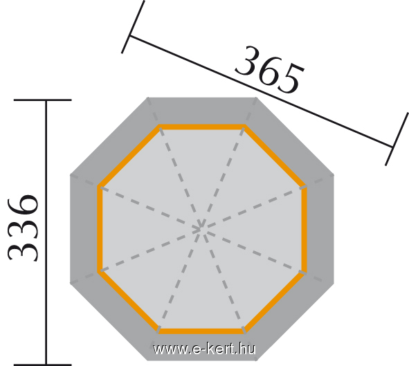 Nyolcszögletű pavilon Cherie2 234/2 - Image 3