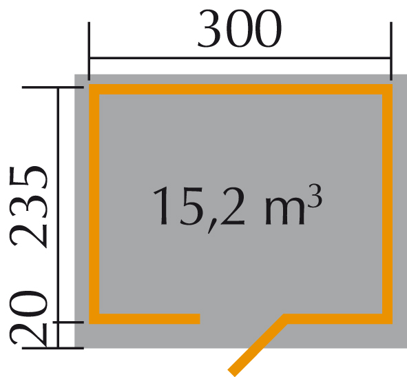 Szerszámtároló Weka faház 260 féltető - Image 7