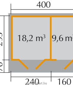 Faház alapozási mérete 261/2