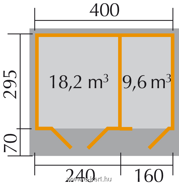 Faház alapozási mérete 261/2