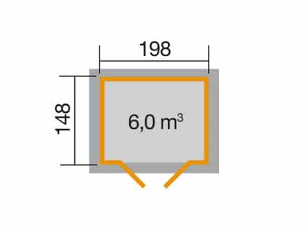 Szerszámtároló faház 323.2015