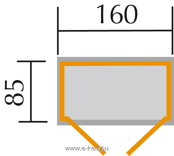 Szerszámtároló Weka kerti tárolószekrény - Image 3