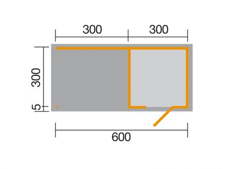 Szaunaház Weka szauna Q413 - Image 3
