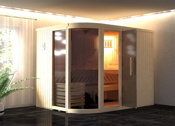 Weka design szauna 514-es típus 2-es méret Finn szauna építés rövid határidővel