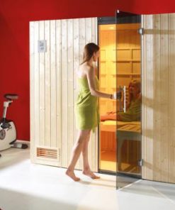 Kombiszauna építés Weka vezérlővel