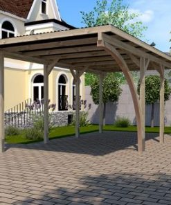 Nyitott garázs Weka 606. íves