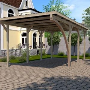 Nyitott garázs Weka 606. íves